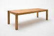 Išskleidžiamas valgomojo stalas Peter, 160/250x90 cm, rudas цена и информация | Virtuvės ir valgomojo stalai, staliukai | pigu.lt