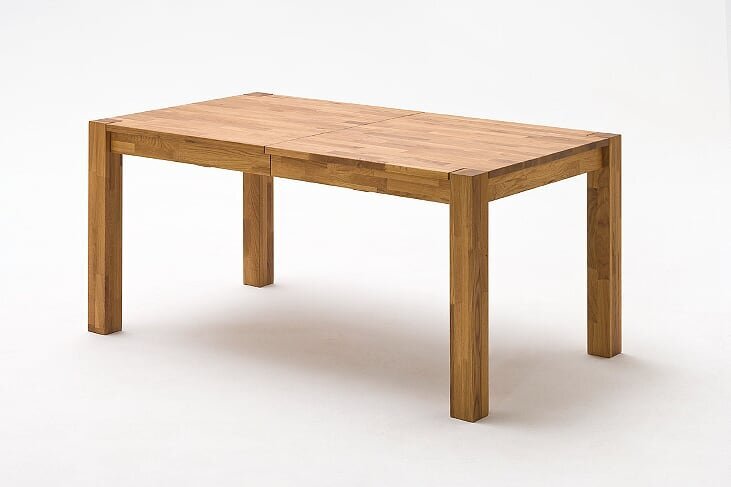 Išskleidžiamas valgomojo stalas Peter, 200/300x100 cm, rudas цена и информация | Virtuvės ir valgomojo stalai, staliukai | pigu.lt