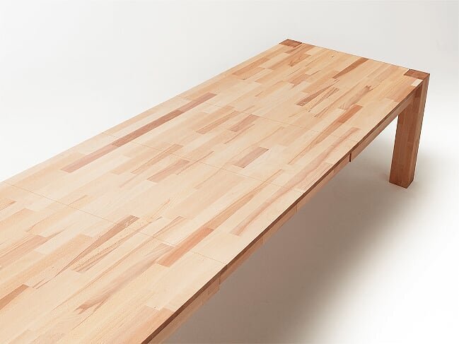 Išskleidžiamas valgomojo stalas Peter, 140/220x80 cm, ąžuolo spalvos kaina ir informacija | Virtuvės ir valgomojo stalai, staliukai | pigu.lt