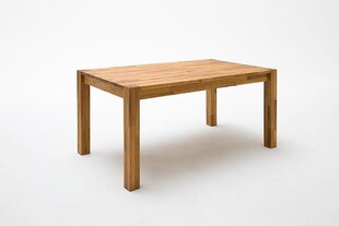 Раздвижной обеденный стол Peter, 140/220x80 см, цвета дуба цена и информация | Кухонные и обеденные столы | pigu.lt