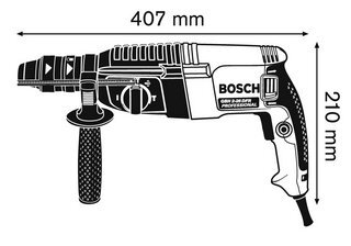 Perforatorius Bosch GBH 2-26 DFR kaina ir informacija | Perforatoriai | pigu.lt
