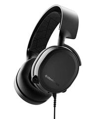 SteelSeries Arctis 3 2019 Edition Black kaina ir informacija | Ausinės | pigu.lt