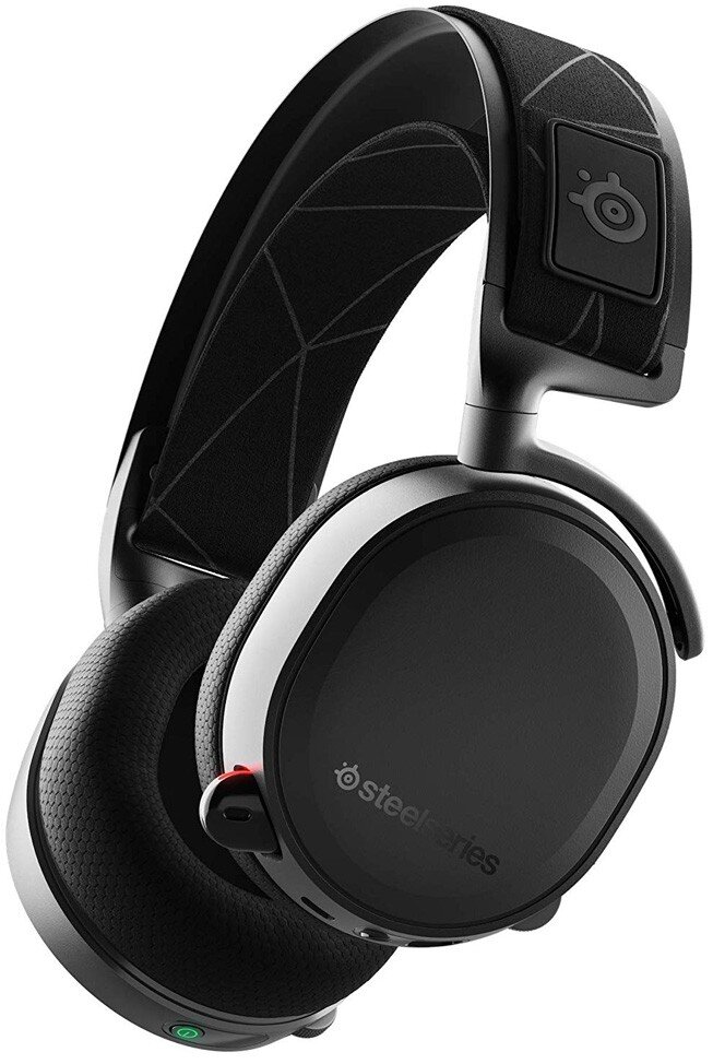 Bevielės Žaidimų Ausinės SteelSeries Arctis 7 2019 Edition Black (Juodos) 7.1 (Wireless 2.4G) цена и информация | Ausinės | pigu.lt