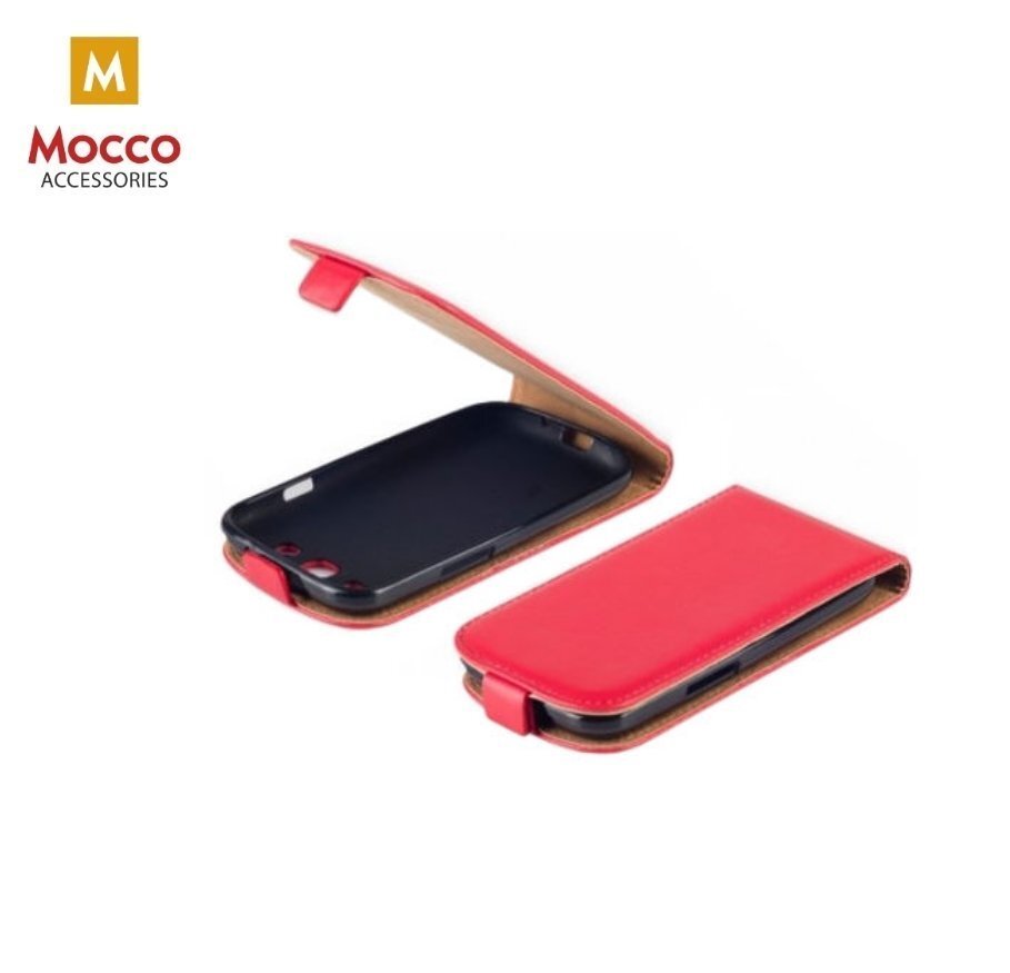 Atverčiamas eko odos dėklas Mocco Kabura Rubber skirta Xiaomi Redmi S2, raudonas kaina ir informacija | Telefono dėklai | pigu.lt