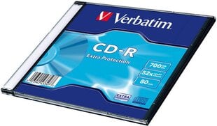 Kompaktinis diskas Verbatim Blank CD-R, 700MB kaina ir informacija | Vinilinės plokštelės, CD, DVD | pigu.lt