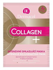 Dermacol Collagen+ маска для лица 2x8 г цена и информация | Маски для лица, патчи для глаз | pigu.lt