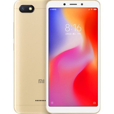 Xiaomi Redmi 6A, 16 GB, Dual SIm, Gold kaina ir informacija | Mobilieji telefonai | pigu.lt