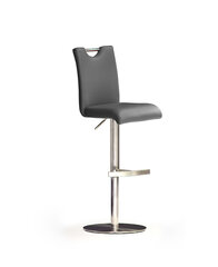 Барный-полубарный стул Bardo 2, искусственная кожа, серый цена и информация | Стулья для кухни и столовой | pigu.lt