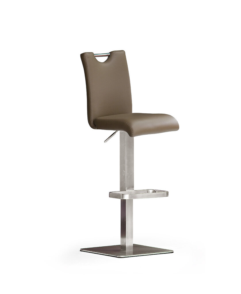 Baro-pusbario kėdė Bardo 3, dirbtinė oda, šviesiai ruda kaina ir informacija | Virtuvės ir valgomojo kėdės | pigu.lt