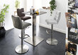 Baro-pusbario kėdė Giulia A-1, gobelenas, šviesiai pilka цена и информация | Virtuvės ir valgomojo kėdės | pigu.lt