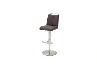Барный-полубарный стул Giulia A-2, гобелен, коричневый цена и информация | Стулья для кухни и столовой | pigu.lt