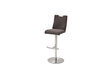 Baro-pusbario kėdė Giulia C-1, gobelenas, ruda цена и информация | Virtuvės ir valgomojo kėdės | pigu.lt