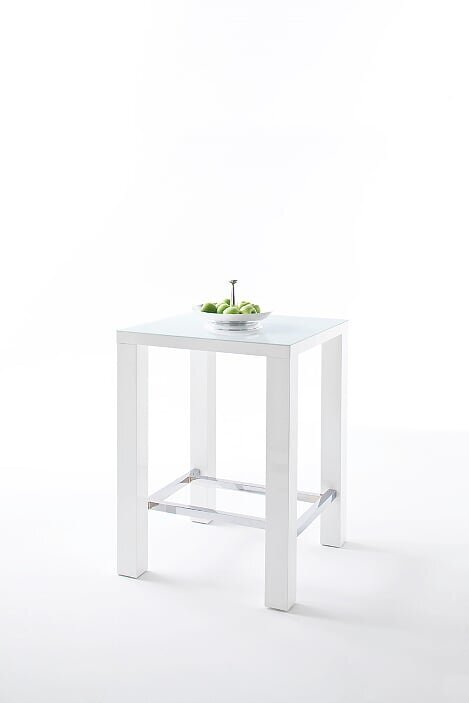 Baro stalas Jam 08, baltas kaina ir informacija | Virtuvės ir valgomojo stalai, staliukai | pigu.lt