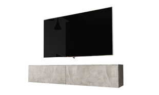 RTV столик Kane без подсветки, 30x140x33 см, серый цена и информация | Тумбы под телевизор | pigu.lt