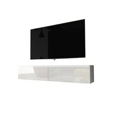 ТВ столик Kane 140 LED, белый цена и информация | Тумбы под телевизор | pigu.lt