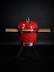 Keraminė kepsninė KamadoClub PRO PREMIUM, Raudona kaina ir informacija | KamadoClub Kepsninės, šašlykinės, rūkyklos | pigu.lt