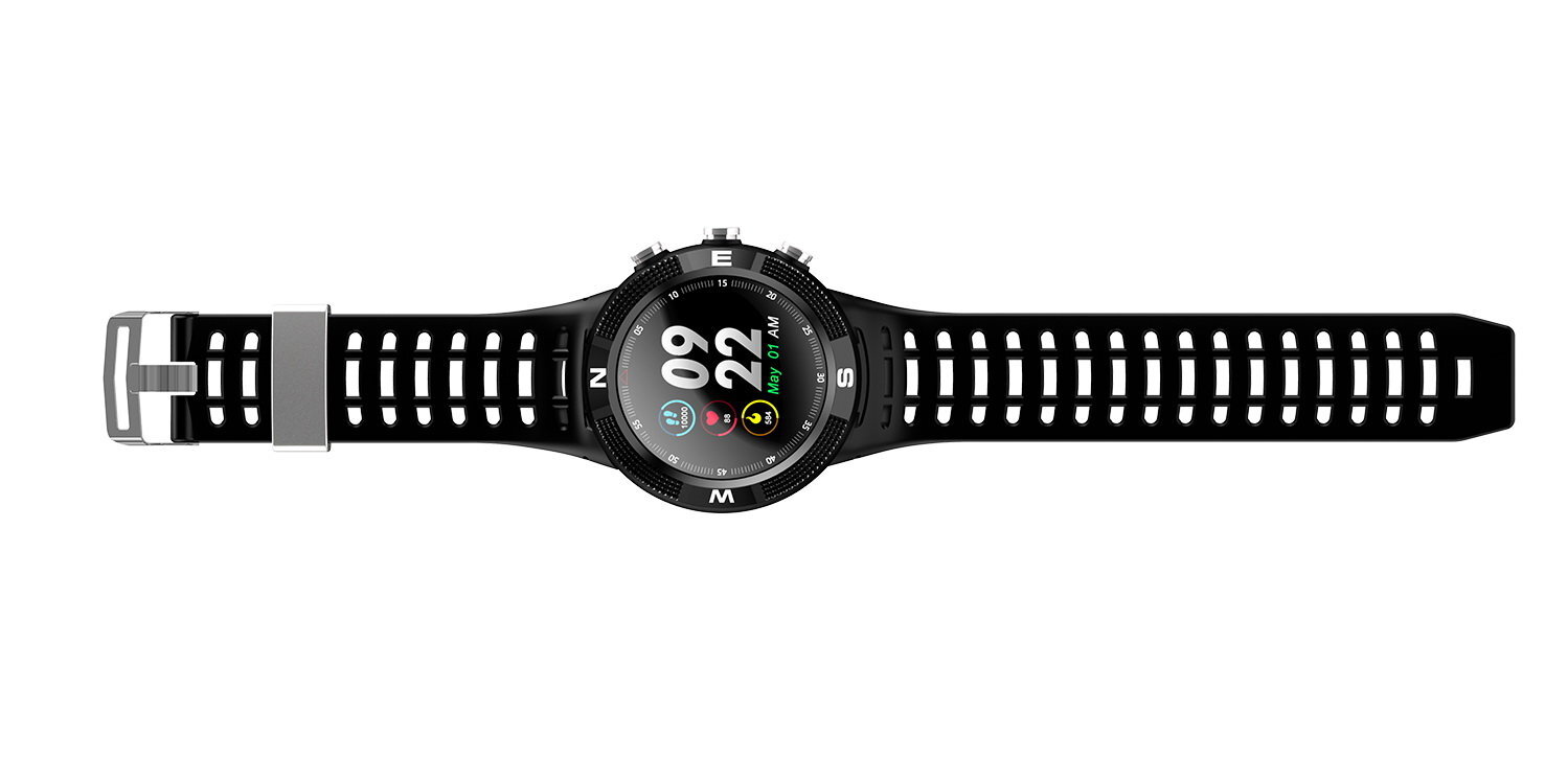 DT NO.1 F18 Black kaina ir informacija | Išmanieji laikrodžiai (smartwatch) | pigu.lt