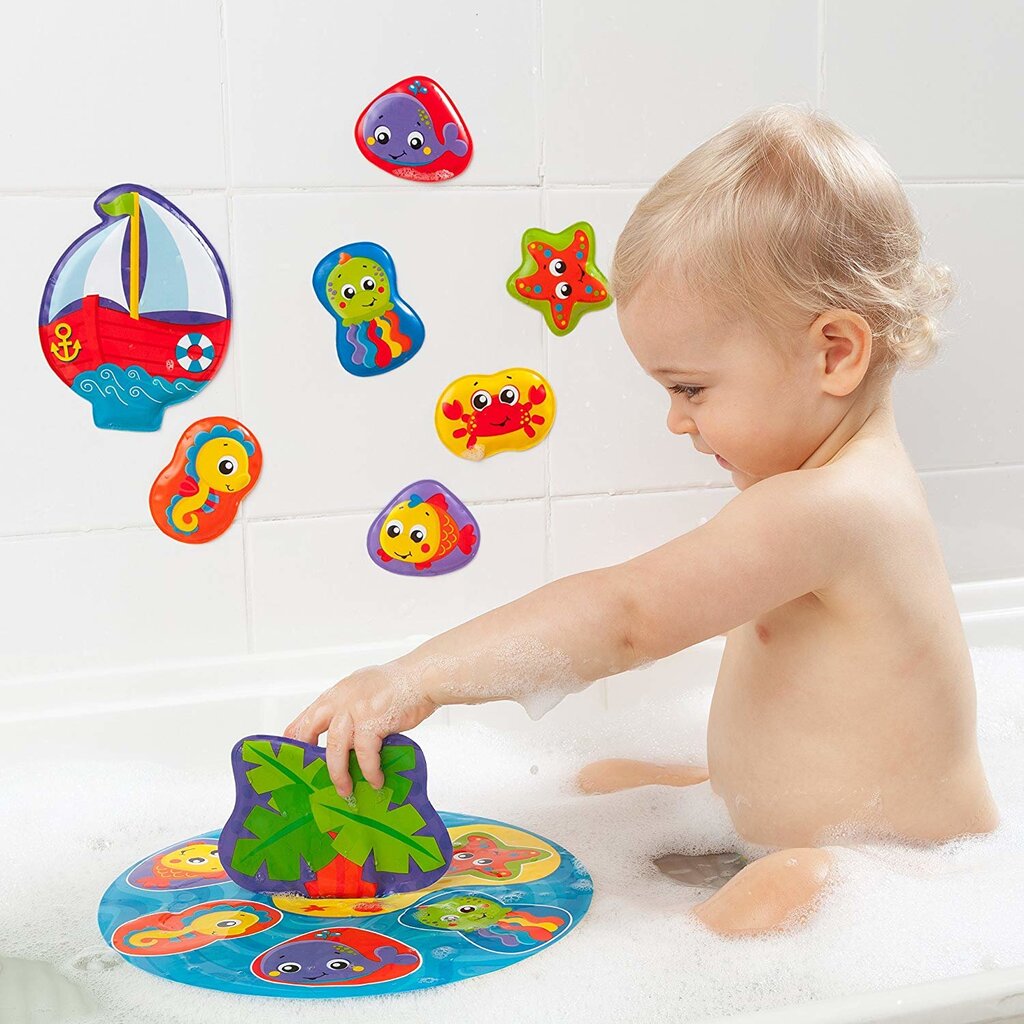 Vonios žaislas Dėlionė Playgro Floaty Boat, 0186379 kaina ir informacija | Žaislai kūdikiams | pigu.lt
