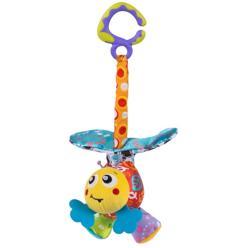 Pakabinamas žaislas Playgro Groovy Mover Bee, 0186982 цена и информация | Žaislai kūdikiams | pigu.lt