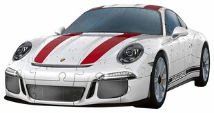 3D пазлы Ravensburger Porsche 911R, 12528, 108 д. цена и информация | Пазлы | pigu.lt