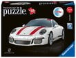 3D dėlionė Ravensburger Porsche 911R, 12528, 108 d. kaina ir informacija | Dėlionės (puzzle) | pigu.lt