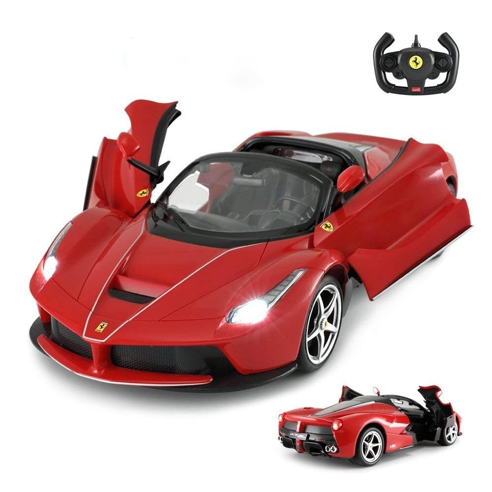 Radijo bangomis valdomas automodelis Rastar Ferrari LaFerrari Aperta 1:14, 75800 kaina ir informacija | Žaislai berniukams | pigu.lt