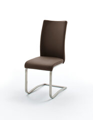 2-jų kėdžių komplektas Arco, tamsiai rudas kaina ir informacija | Virtuvės ir valgomojo kėdės | pigu.lt