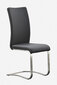 2-jų kėdžių komplektas Arco, juodas kaina ir informacija | Virtuvės ir valgomojo kėdės | pigu.lt