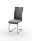2-jų kėdžių komplektas Arco 2, pilkas kaina ir informacija | Virtuvės ir valgomojo kėdės | pigu.lt