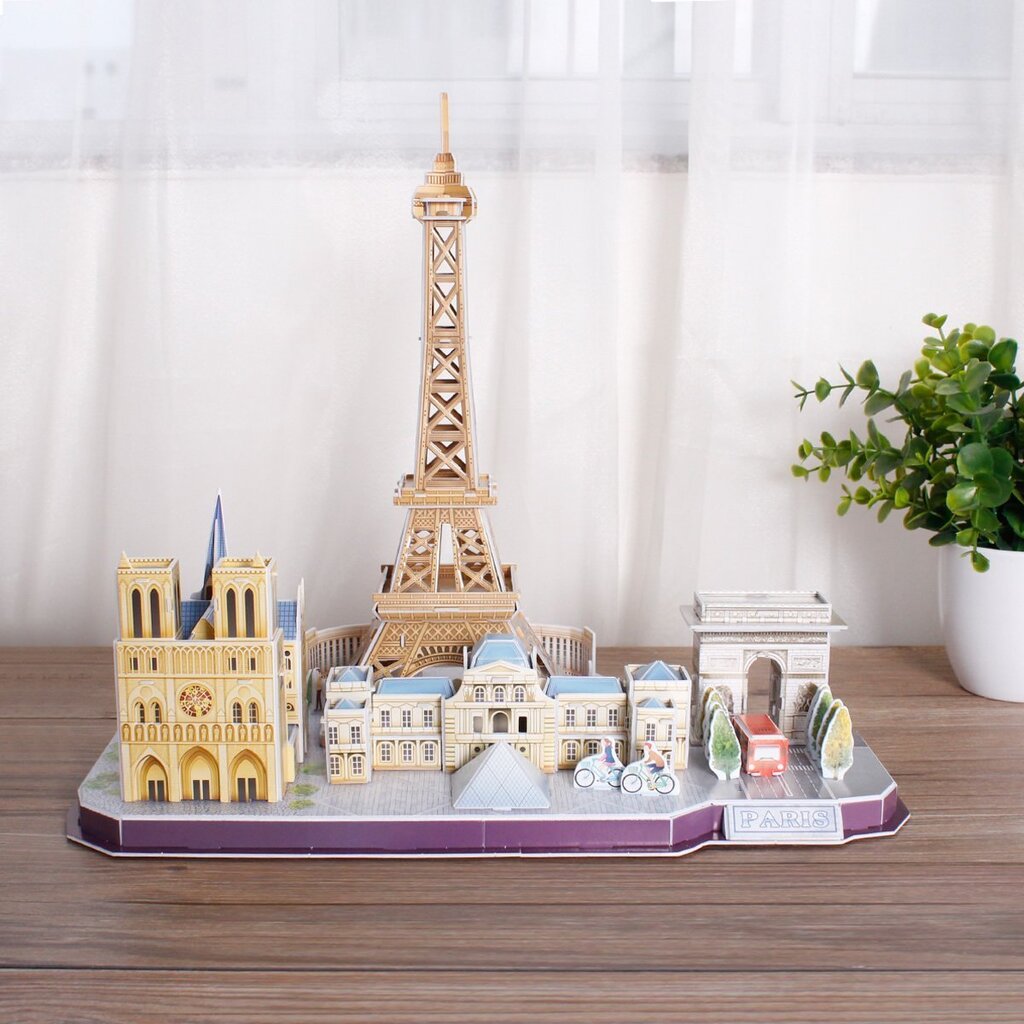 3D dėlionė Cubic Fun "Paris", 114 d. kaina ir informacija | Dėlionės (puzzle) | pigu.lt