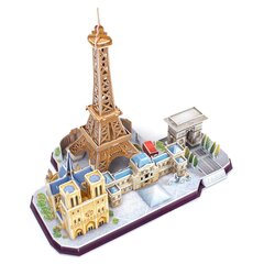 3D пазл «Paris» Cubic Fun, 114 д. цена и информация | Пазлы | pigu.lt