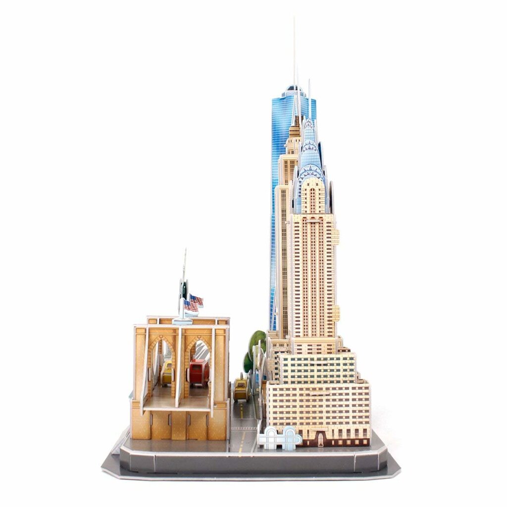 3D dėlionė "New York" Cubic Fun, 126 d. kaina ir informacija | Dėlionės (puzzle) | pigu.lt
