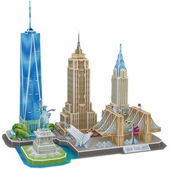 3D dėlionė "New York" Cubic Fun, 126 d. kaina ir informacija | CubicFun Vaikams ir kūdikiams | pigu.lt