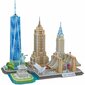 3D dėlionė "New York" Cubic Fun, 126 d. kaina ir informacija | Dėlionės (puzzle) | pigu.lt
