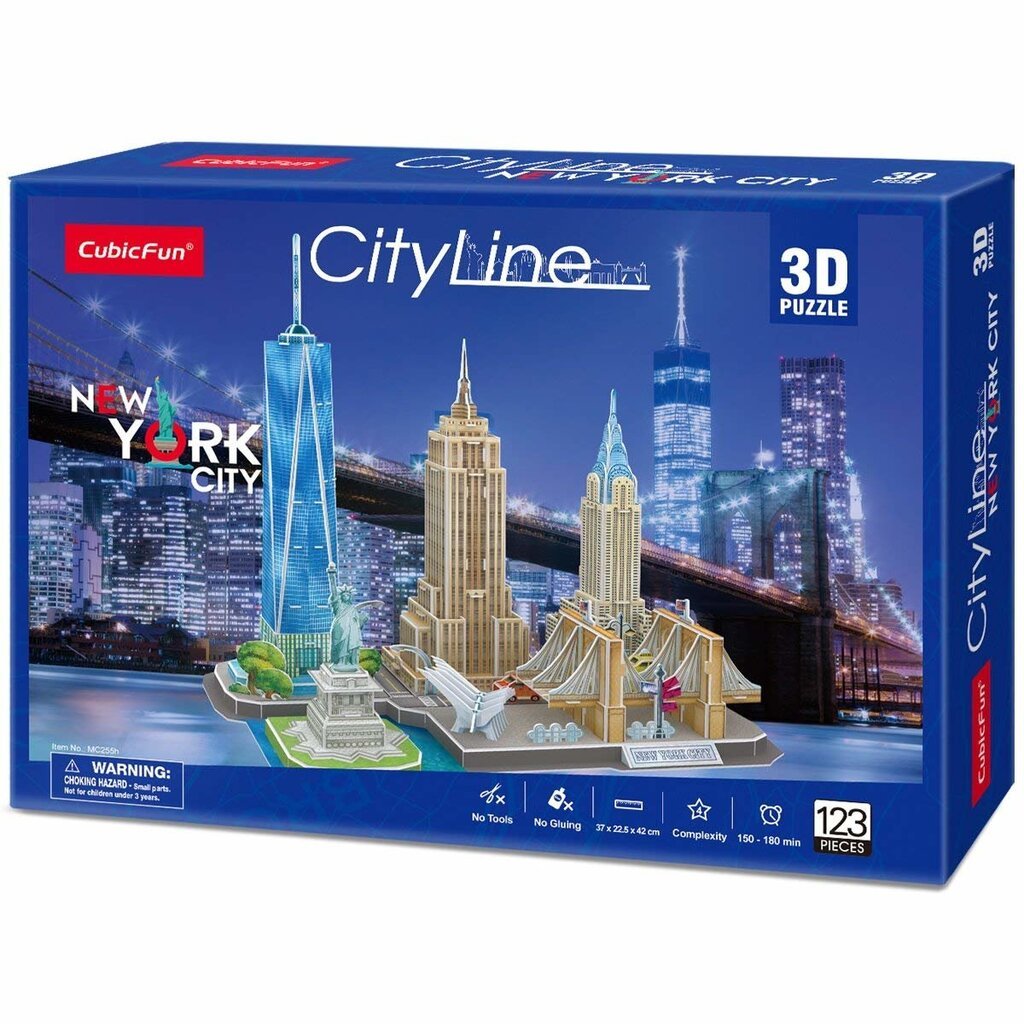3D dėlionė "New York" Cubic Fun, 126 d. kaina | pigu.lt
