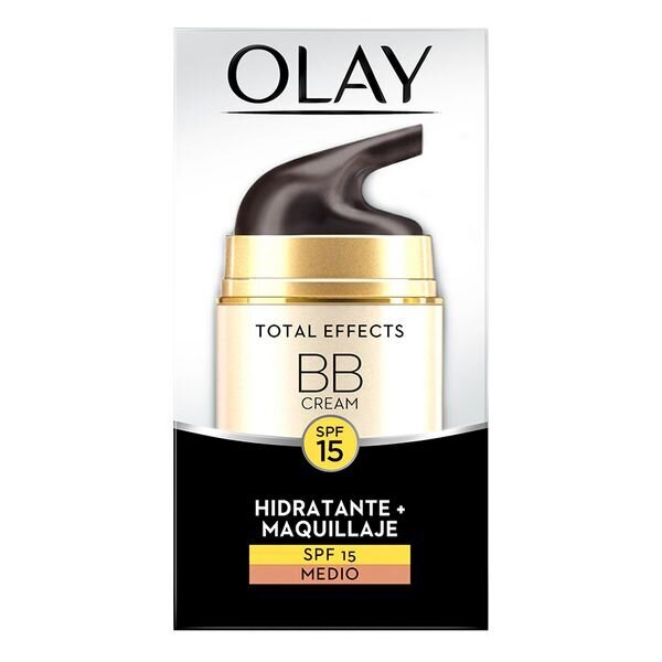 Drėkinamasis kremas su spalva Total Effects Bb Cream Olay Spf 15, 50 ml цена и информация | Veido kremai | pigu.lt