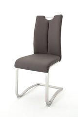 2-jų kėdžių komplektas Artos, tamsiai rudas kaina ir informacija | Virtuvės ir valgomojo kėdės | pigu.lt