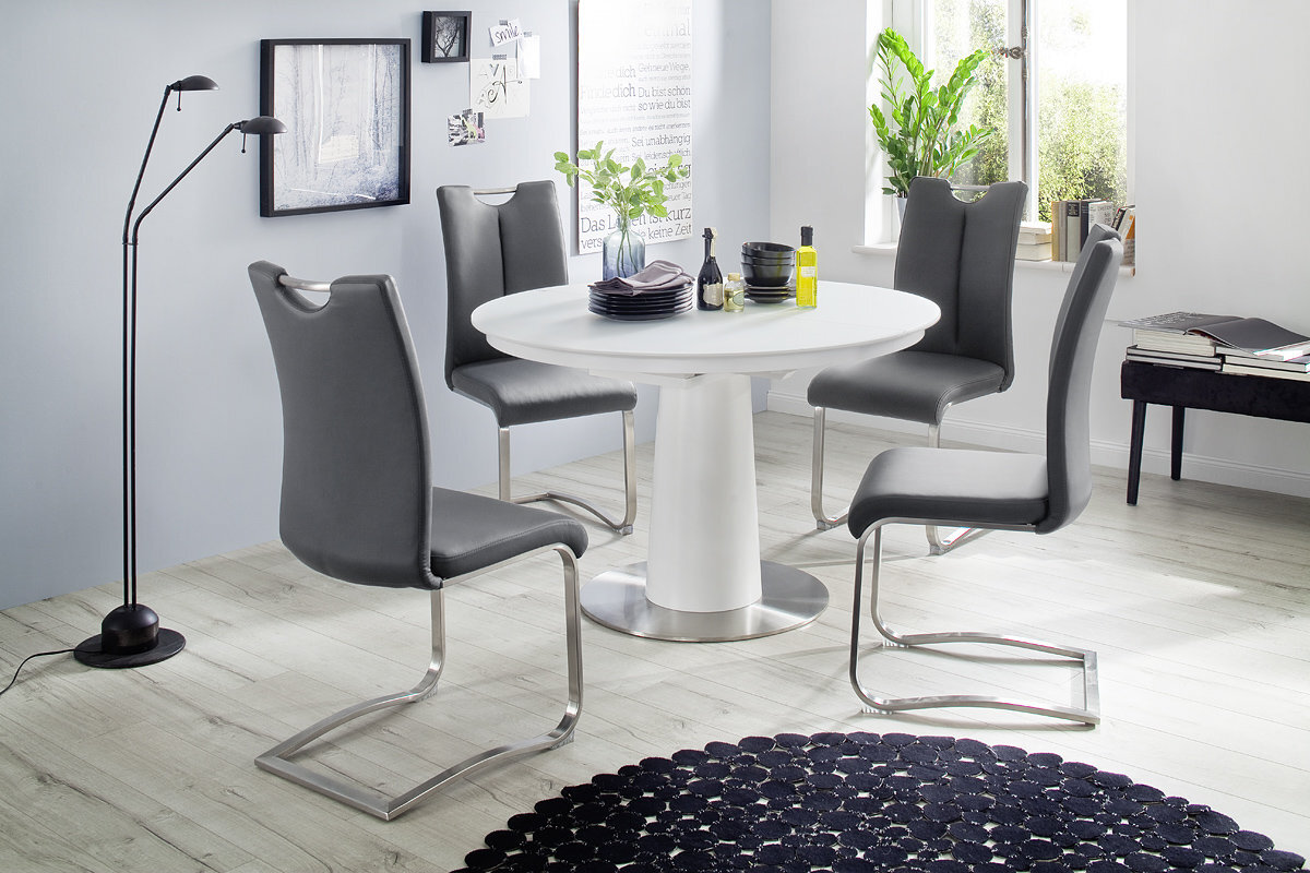 2-jų kėdžių komplektas Artos 2, juodas kaina ir informacija | Virtuvės ir valgomojo kėdės | pigu.lt