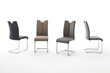 2-jų kėdžių komplektas Artos 2, pilkas kaina ir informacija | Virtuvės ir valgomojo kėdės | pigu.lt