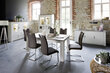 2-jų kėdžių komplektas Artos 2, pilkas kaina ir informacija | Virtuvės ir valgomojo kėdės | pigu.lt