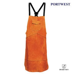 Кожаный фартук сварщика Portwest SW10 цена и информация | Рабочая одежда | pigu.lt