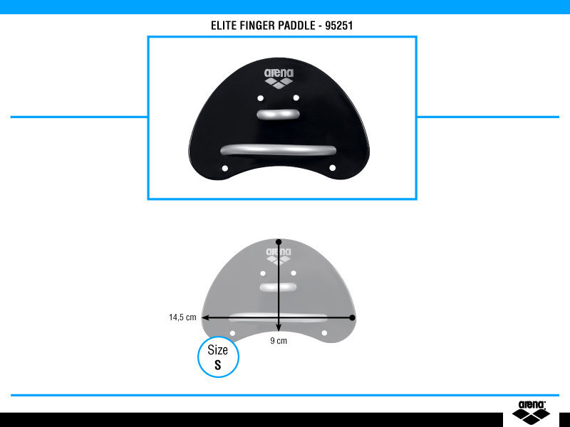Plaukimo plaštakos Arena Elite Finger kaina ir informacija | Plaukimo plaštakos | pigu.lt