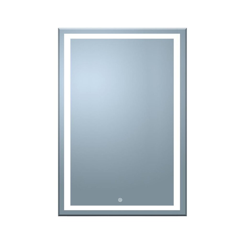 Veidrodis su įmontuotu Altue apšvietimu Venti, sidabrinis kaina ir informacija | Vonios veidrodžiai | pigu.lt