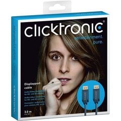 Clicktronic 70714, DisplayPort, 7.5 m kaina ir informacija | Adapteriai, USB šakotuvai | pigu.lt