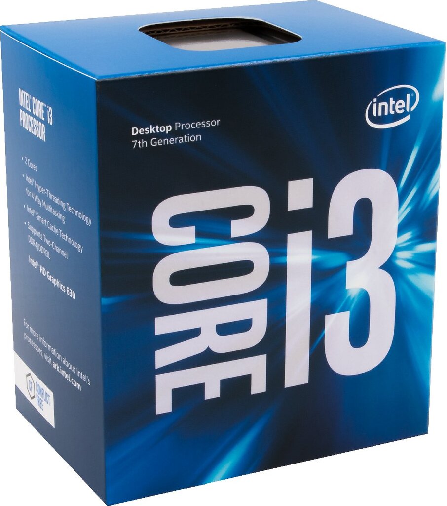 Intel Core i3-7100, 3.9GHz, 3MB BOX (BX80677I37100) kaina ir informacija | Procesoriai (CPU) | pigu.lt