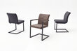 4-ių kėdžių komplektas Kian A-S, rudas kaina ir informacija | Virtuvės ir valgomojo kėdės | pigu.lt