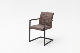 Комплект 4-х стульев Kian A-S, коричневый цена и информация | Стулья для кухни и столовой | pigu.lt