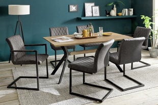 Комплект 4-х стульев Kian B-S, серый цена и информация | Стулья для кухни и столовой | pigu.lt
