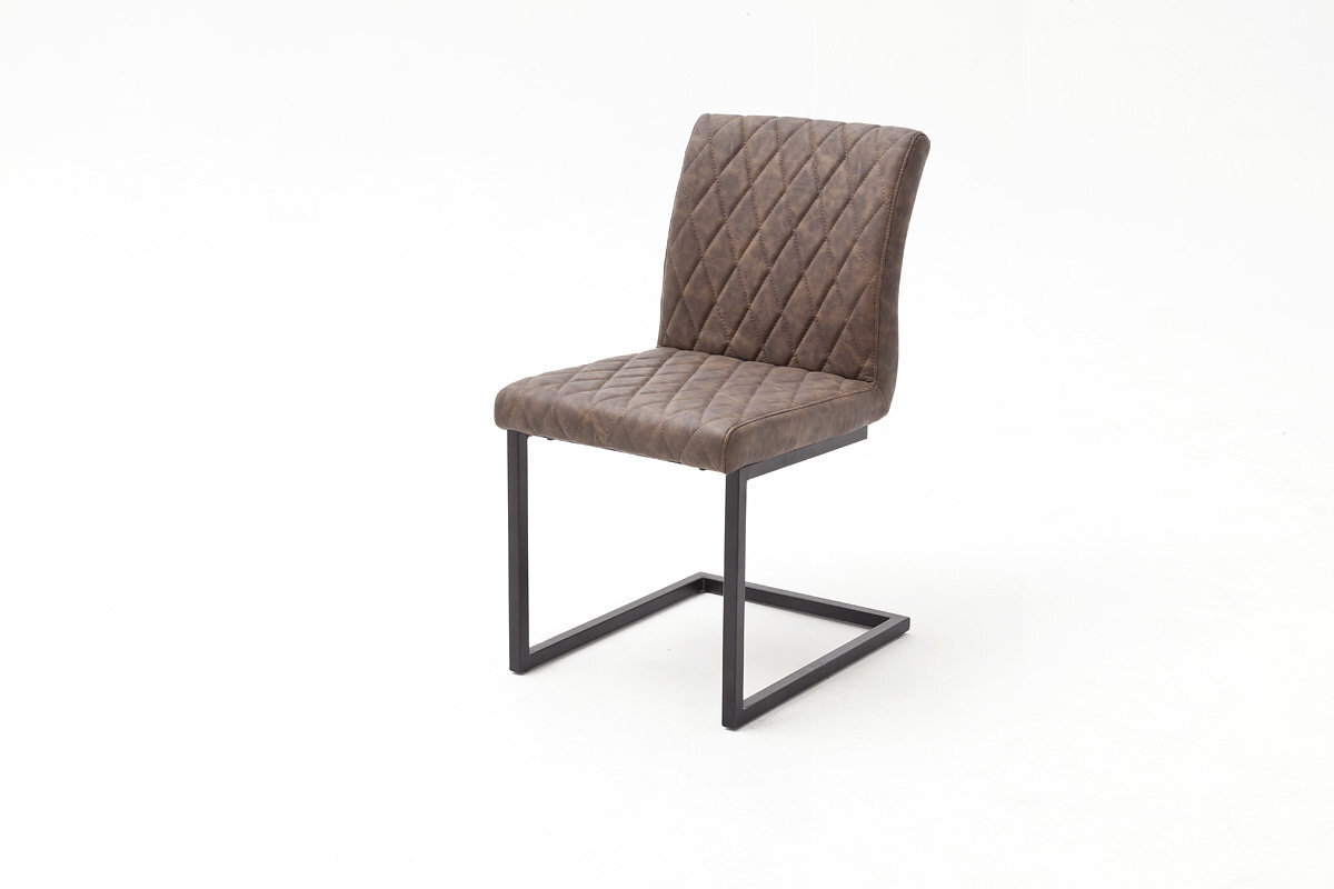 4-ių kėdžių komplektas Kian B-B, rudas kaina ir informacija | Virtuvės ir valgomojo kėdės | pigu.lt