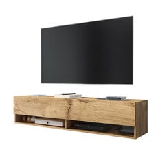 TV столик Wander без освещения, 30x140x31 см, дубового цвета цена и информация | Тумбы под телевизор | pigu.lt